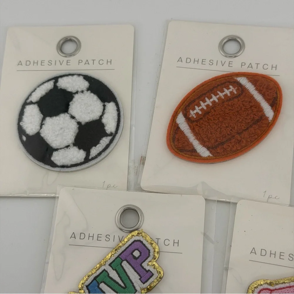 Sports & Cheer Adhesive Patches - Lot of 5 Packs